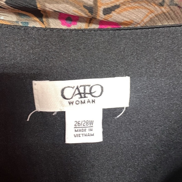 Cato Floral Sleeveless Blouse Women’s Plus 26W - Picture 6 of 8